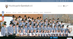Desktop Screenshot of musikkapelle-garmisch.de